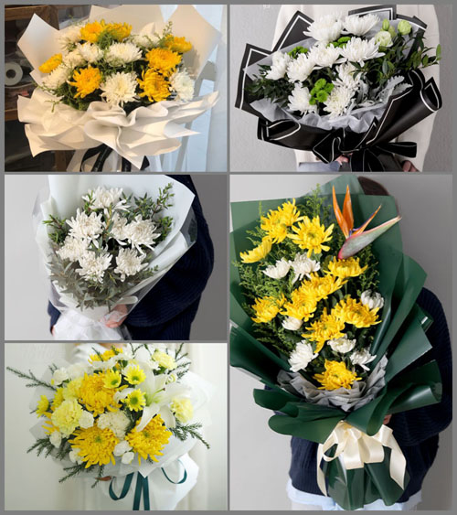 山西太原古交市常安乡睦联坡村白事花束代送